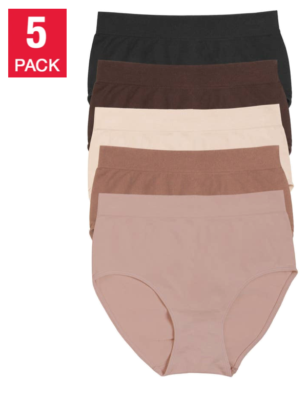 Felina Body Smooth Seamless Brief - Cocoa Beans (5-pack)